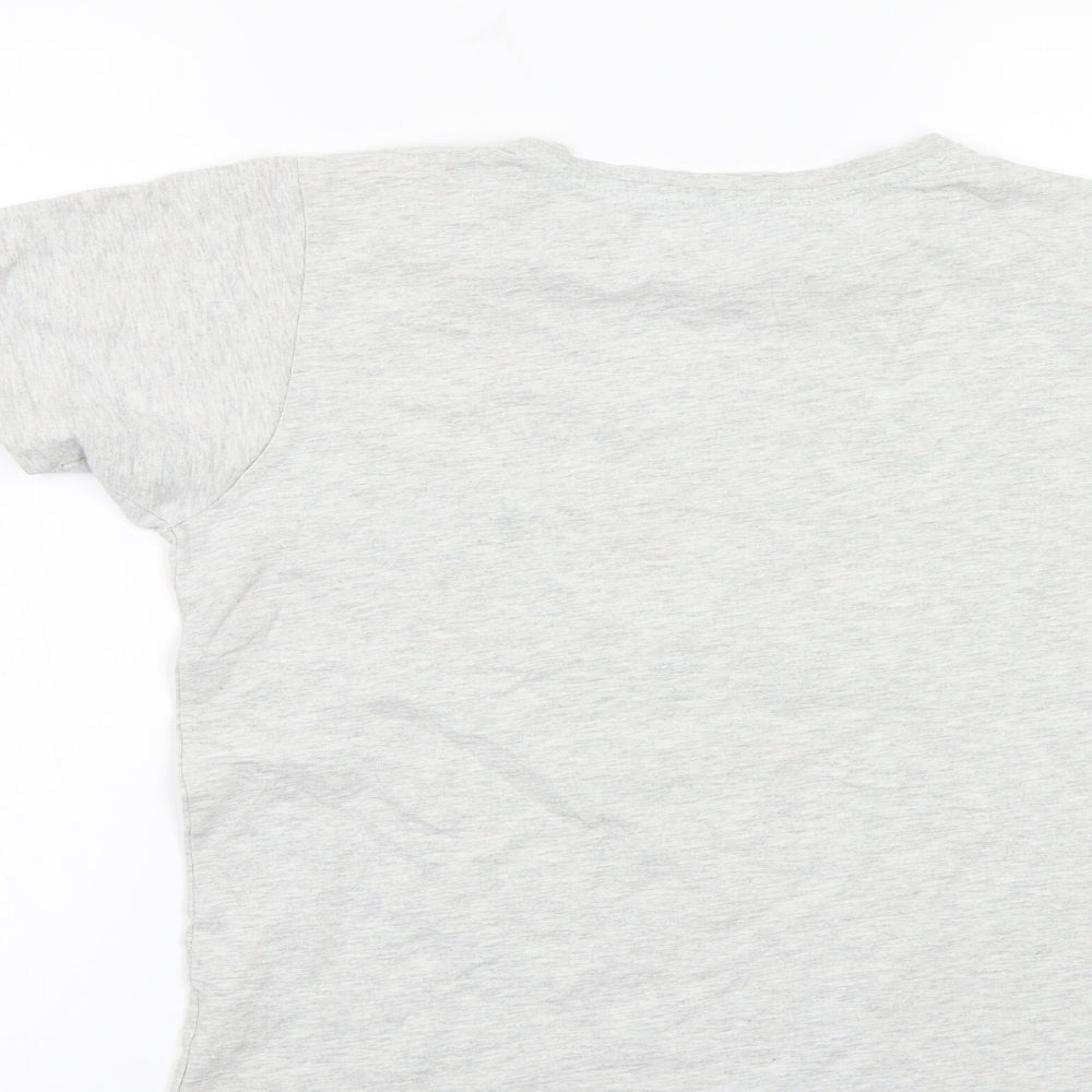 Smyx Boys Grey   Basic T-Shirt Size 14 Years