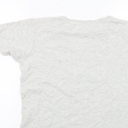 Smyx Boys Grey   Basic T-Shirt Size 14 Years