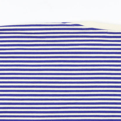 Primark Womens Blue Striped  Pullover Sweatshirt Size 14  - Bonjour