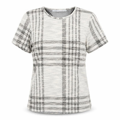 Womens UK Size 14 Pebble Bay Grey Basic Blouse