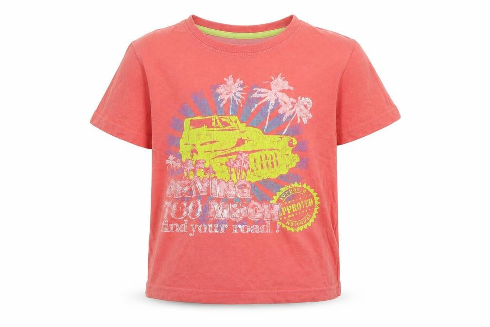 Gemo Boys Red   Basic T-Shirt Size 8-9 Years