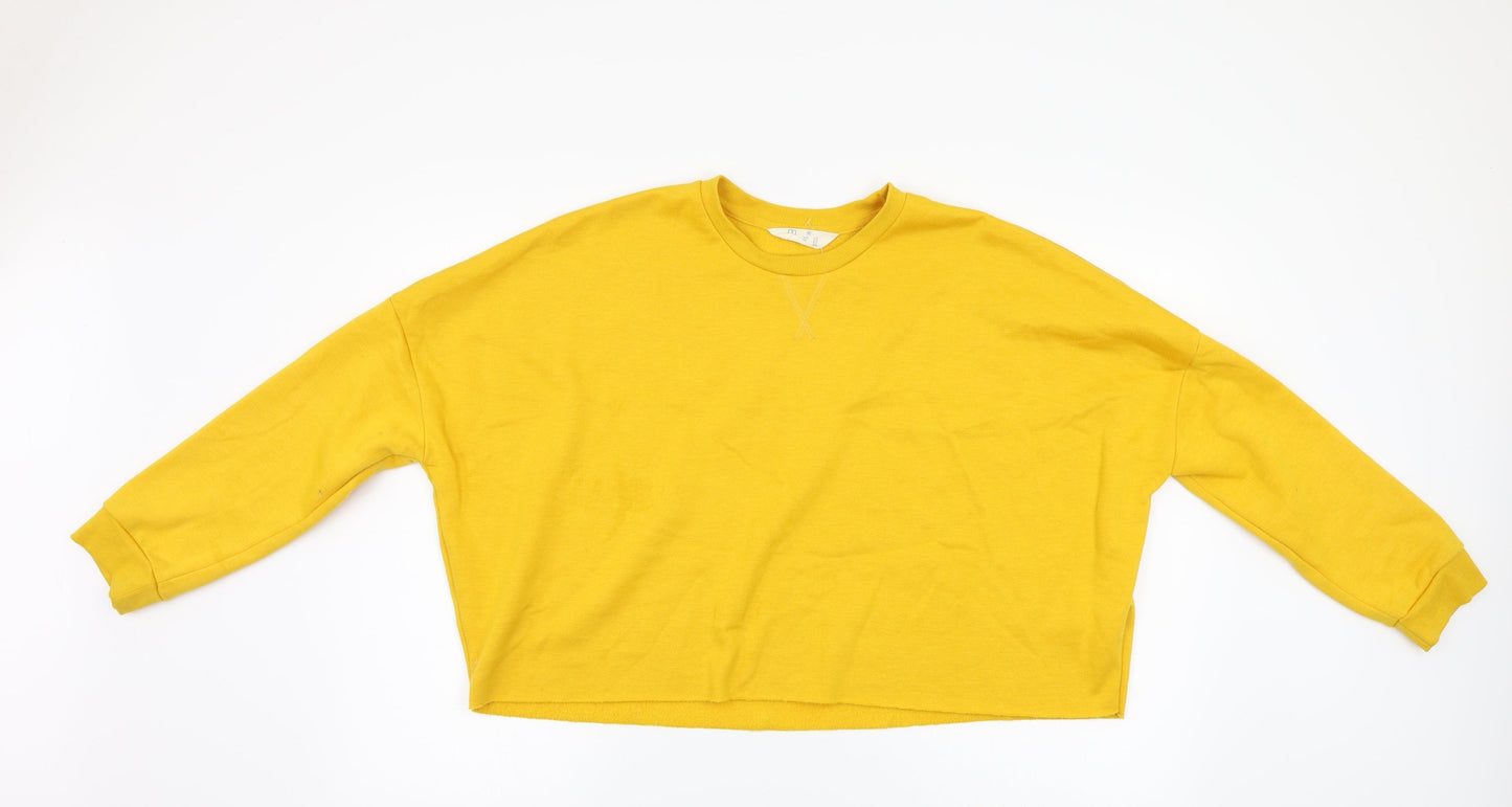 Primark Womens Yellow   Pullover Sweatshirt Size 14