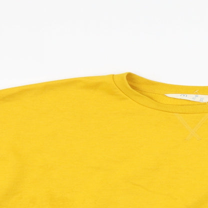 Primark Womens Yellow   Pullover Sweatshirt Size 14