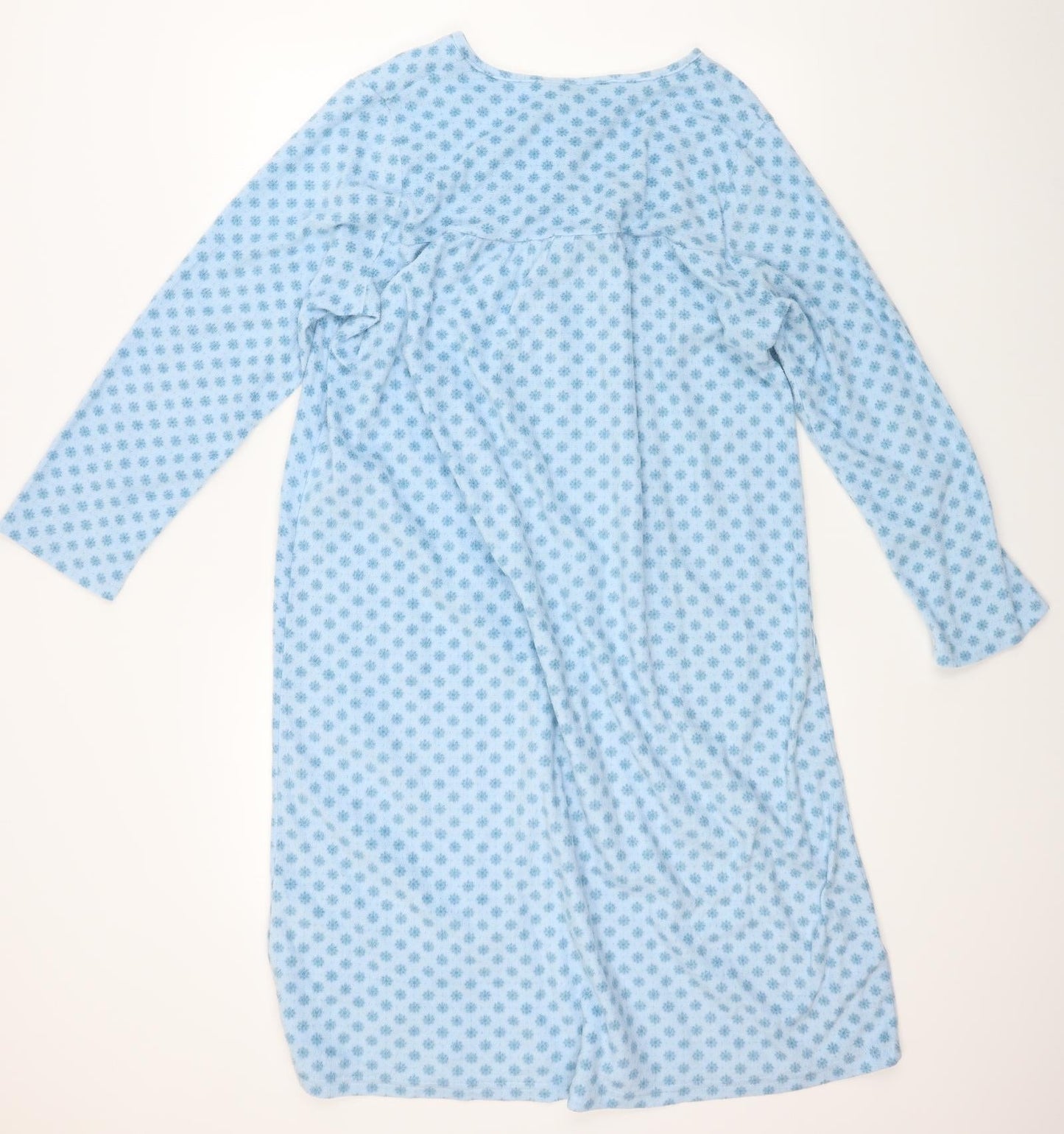 Inspiration Womens Blue Polka Dot   Dress Size 14