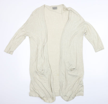 VERO MODA Womens Beige   Cardigan Jumper Size M