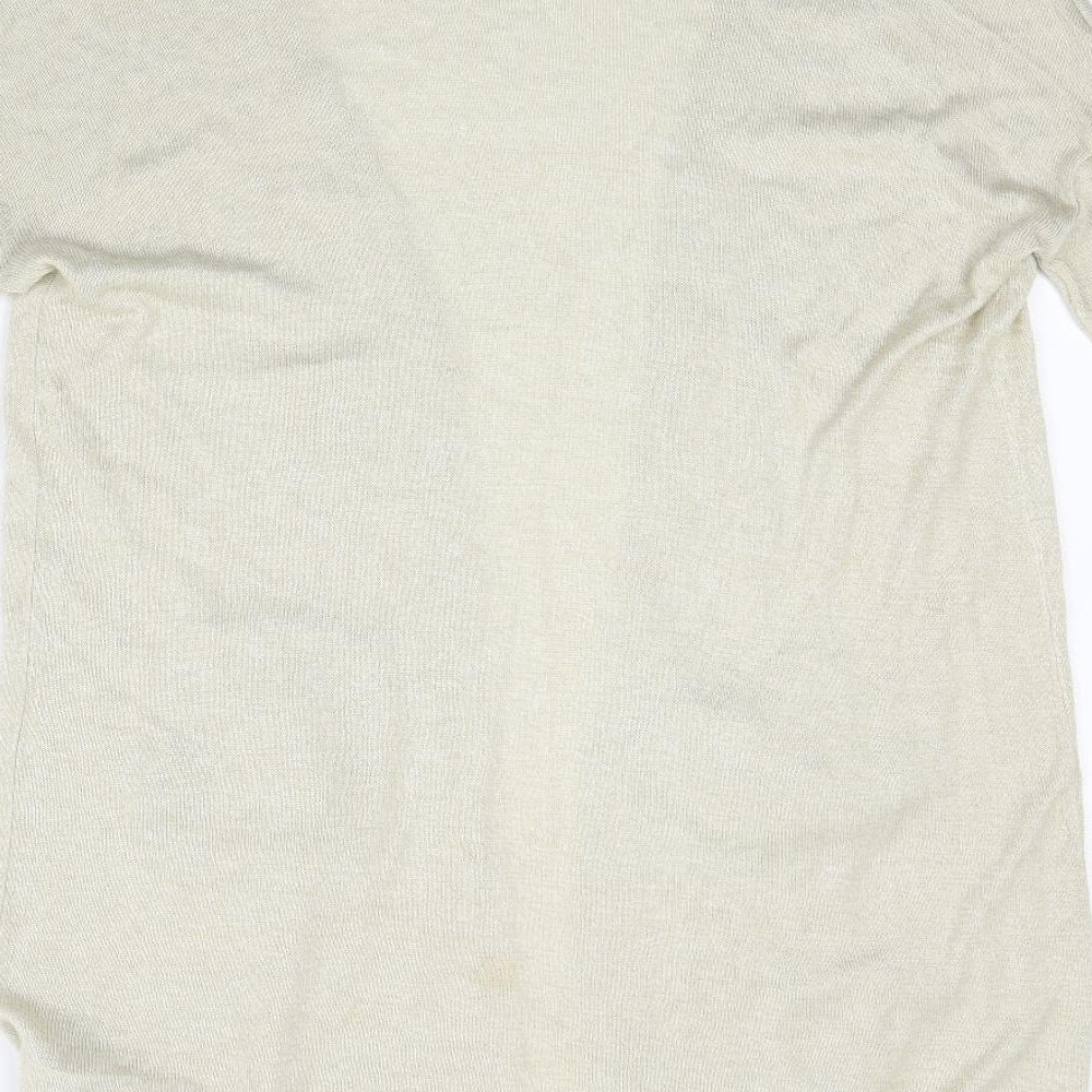 VERO MODA Womens Beige   Cardigan Jumper Size M