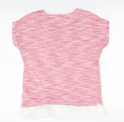 Womens UK Size 10 M&Co Pink Basic Blouse