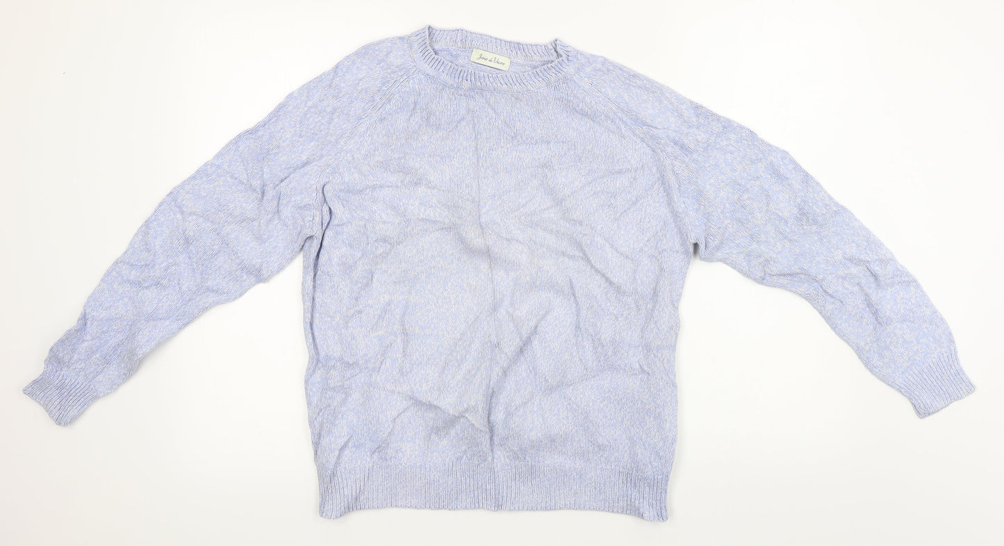 joie de vivre Mens Blue  Knit Pullover Jumper Size M