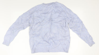 joie de vivre Mens Blue  Knit Pullover Jumper Size M