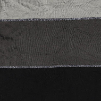 Carolyn Taylor Mens Grey Striped  Pullover Jumper Size L