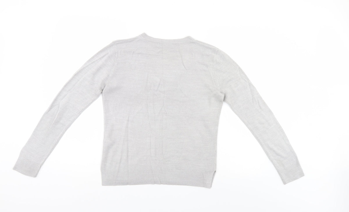 Marks & Spencer Womens Grey   Pullover Jumper Size 10