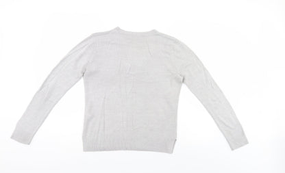 Marks & Spencer Womens Grey   Pullover Jumper Size 10