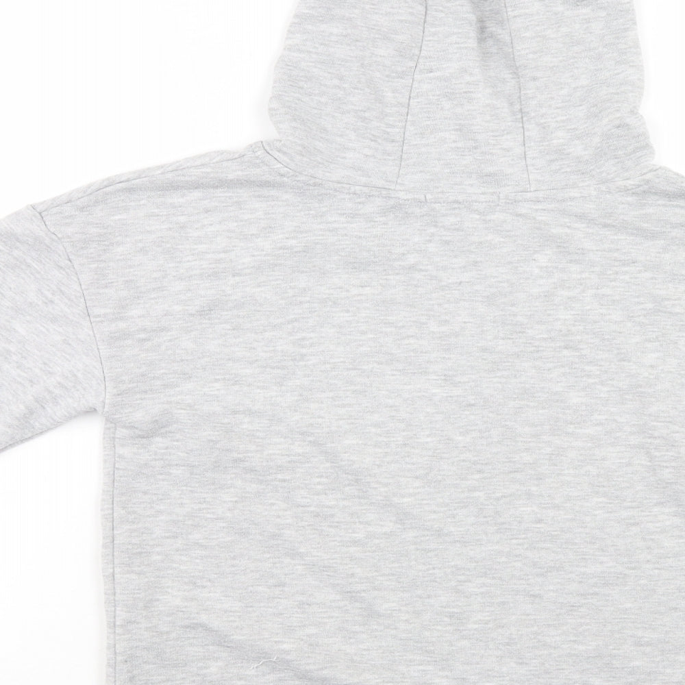 Primark Girls Grey   Pullover Hoodie Size 9-10 Years