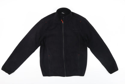 Mens UK Size  DECATHLON Black Windbreaker Coat