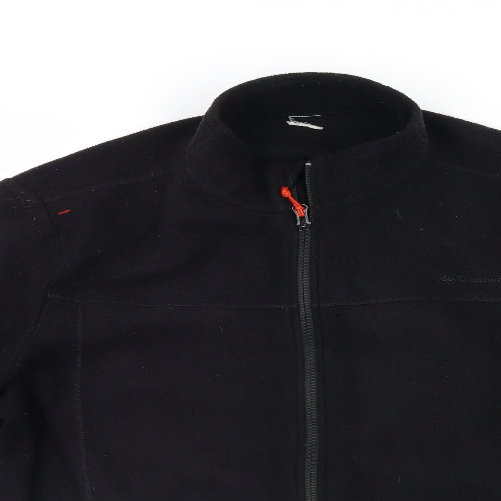 Mens UK Size  DECATHLON Black Windbreaker Coat