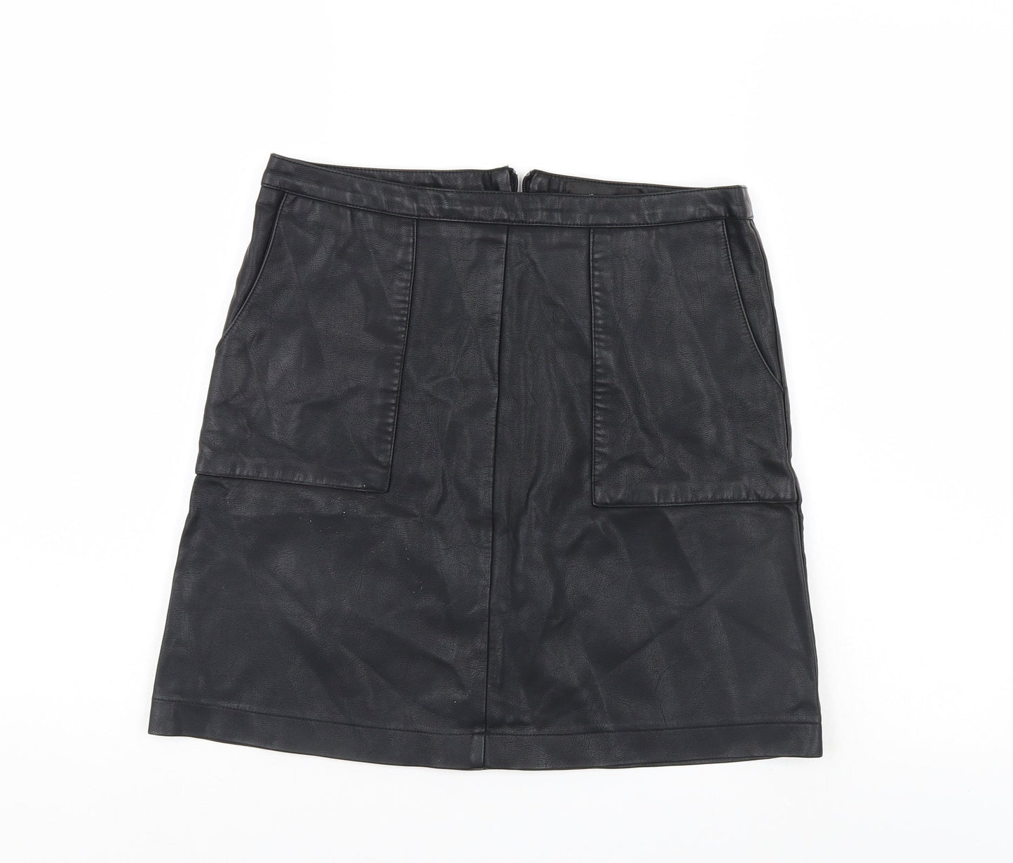 NEXT Womens Black   A-Line Skirt Size 8