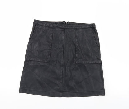 NEXT Womens Black   A-Line Skirt Size 8