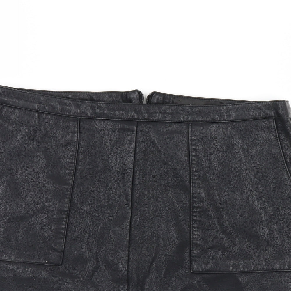 NEXT Womens Black   A-Line Skirt Size 8