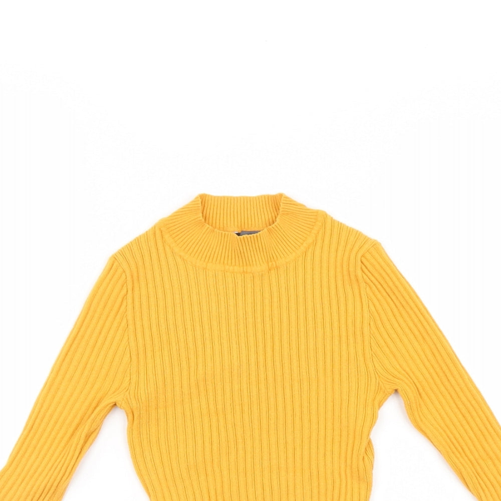 Primark Womens Yellow   Pullover Jumper Size 10