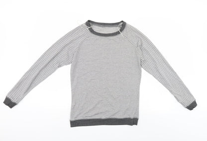 George Womens Grey Striped  Pullover Jumper Size 10