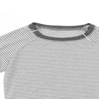 George Womens Grey Striped  Pullover Jumper Size 10