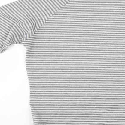 George Womens Grey Striped  Pullover Jumper Size 10