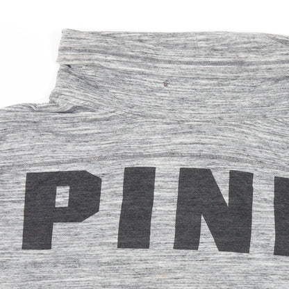 PINK Womens Grey   Pullover Jumper Size M