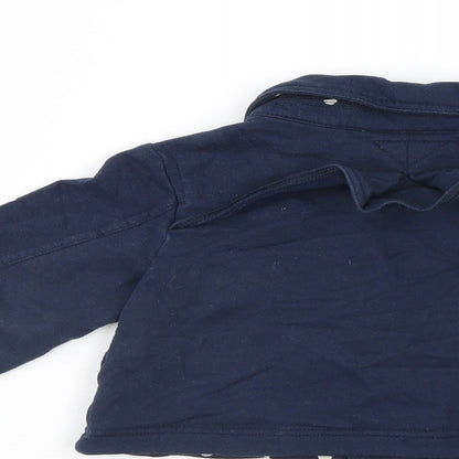 Gap Girls Blue   Basic Coat Coat Size 3 Years