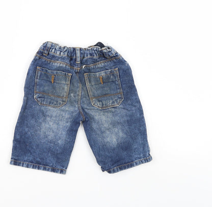 Denim & Co. Boys Blue  Denim Cropped Jeans Size 6-7 Years
