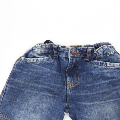 Denim & Co. Boys Blue  Denim Cropped Jeans Size 6-7 Years