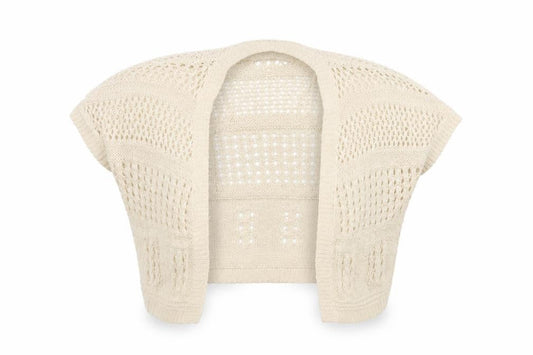 TU Womens White   Shrug Jumper Size 8