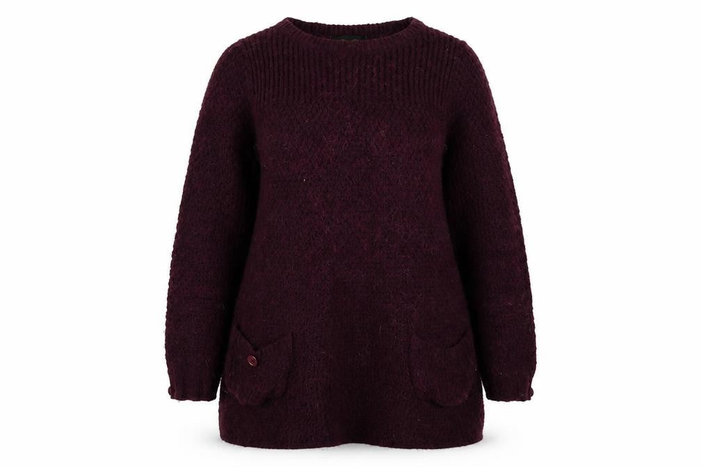 Next Womens Purple  Knit Pullover Jumper Size 12