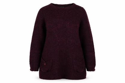 Next Womens Purple  Knit Pullover Jumper Size 12