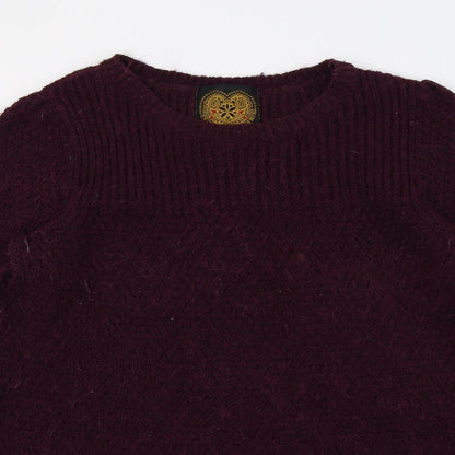 Next Womens Purple  Knit Pullover Jumper Size 12