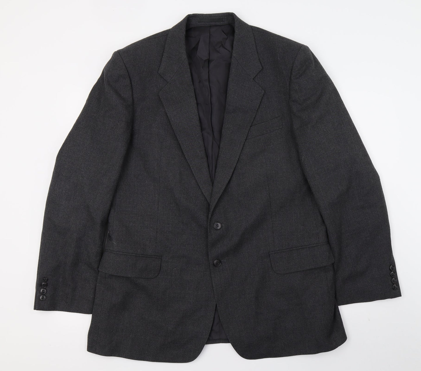 Mens UK Size L St Michael Regular Grey Suit Jacket