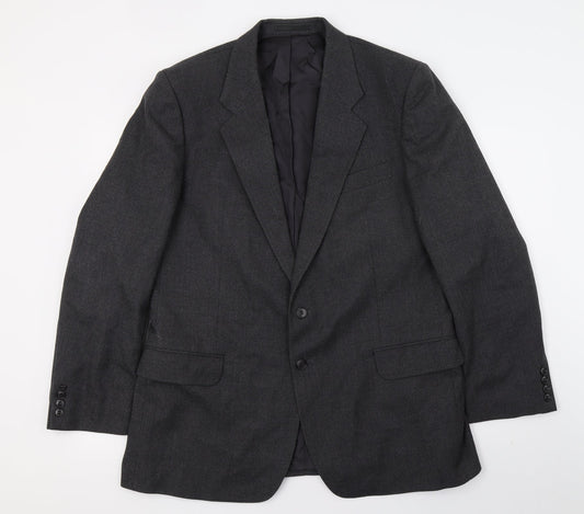 Mens UK Size L St Michael Regular Grey Suit Jacket