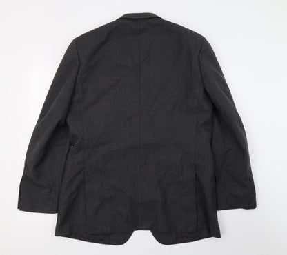 Mens UK Size L St Michael Regular Grey Suit Jacket