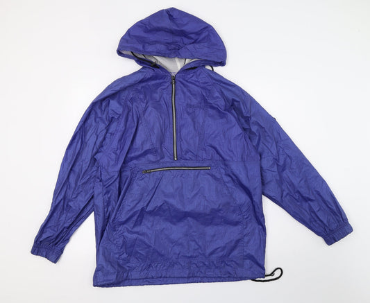 Wilson Mens Blue   Anorak Jacket Size S