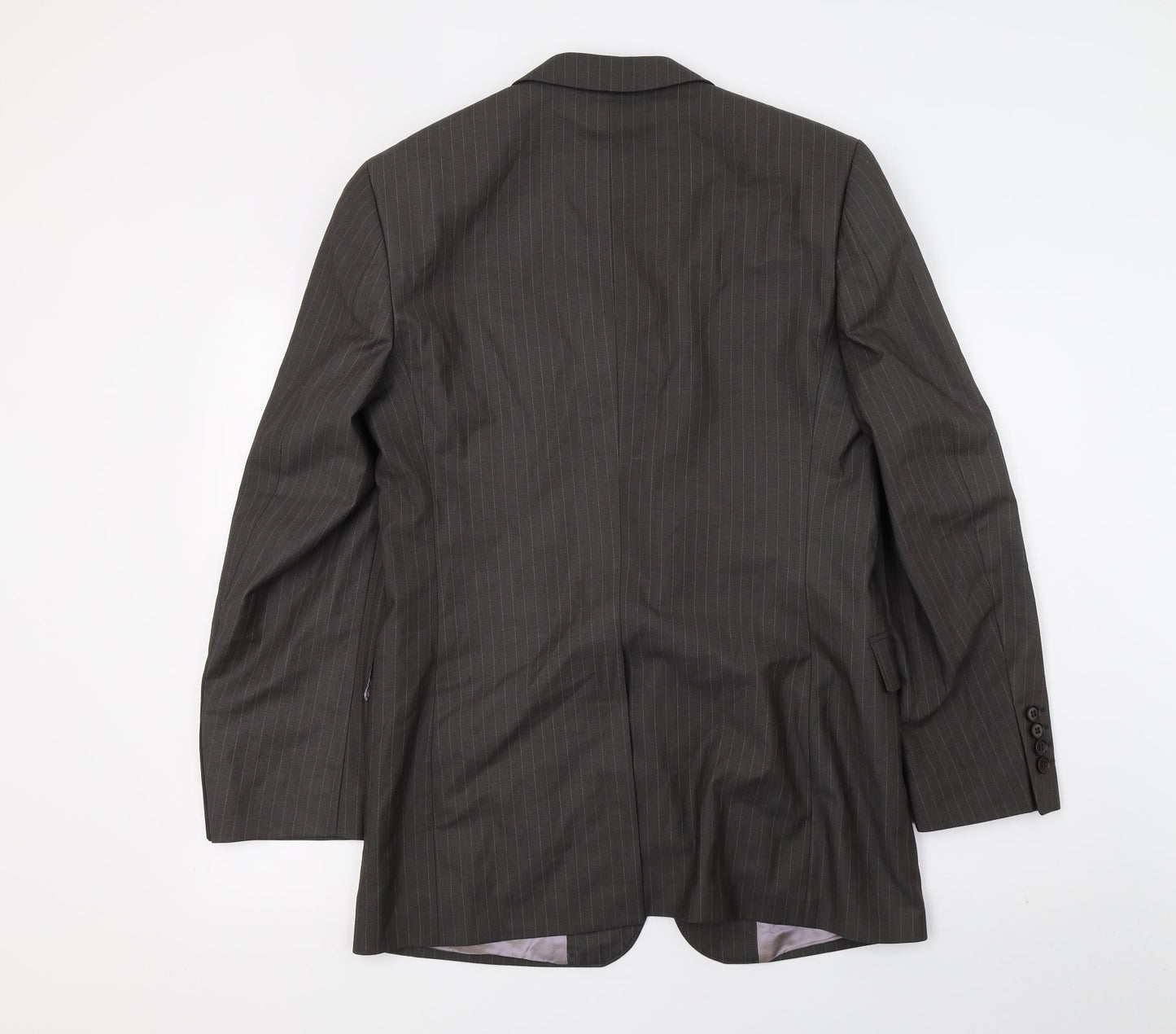 Mens UK Size M River Island Regular Grey Suit Jacket