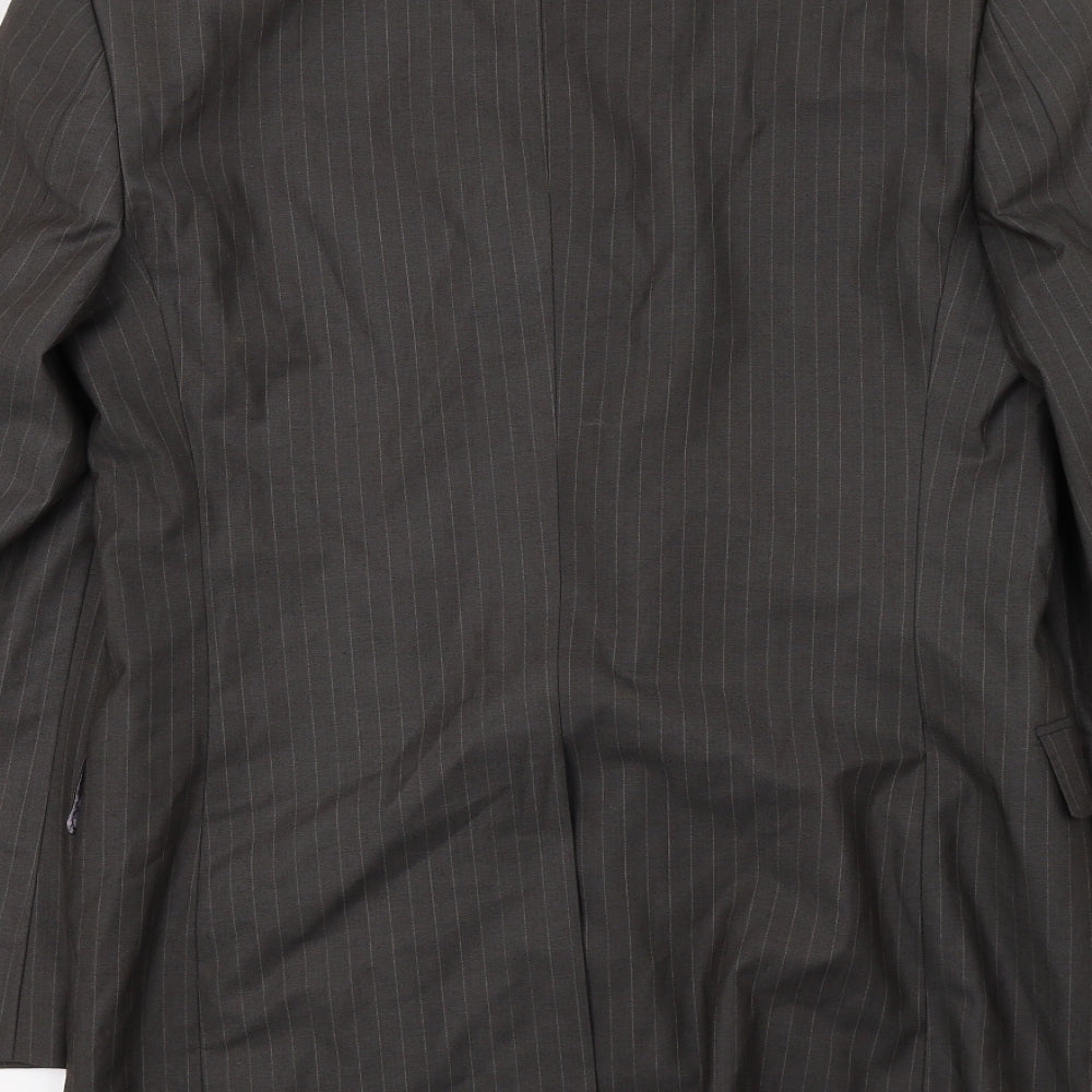 Mens UK Size M River Island Regular Grey Suit Jacket