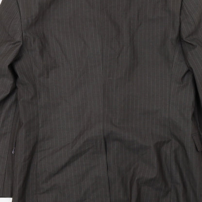 Mens UK Size M River Island Regular Grey Suit Jacket