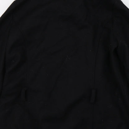 Sara Kelly Womens Black   Overcoat Coat Size 18