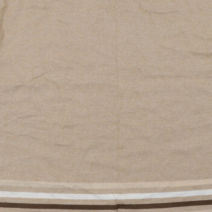 Brand and care label for Principles women’s beige striped knit jumper, size UK 18