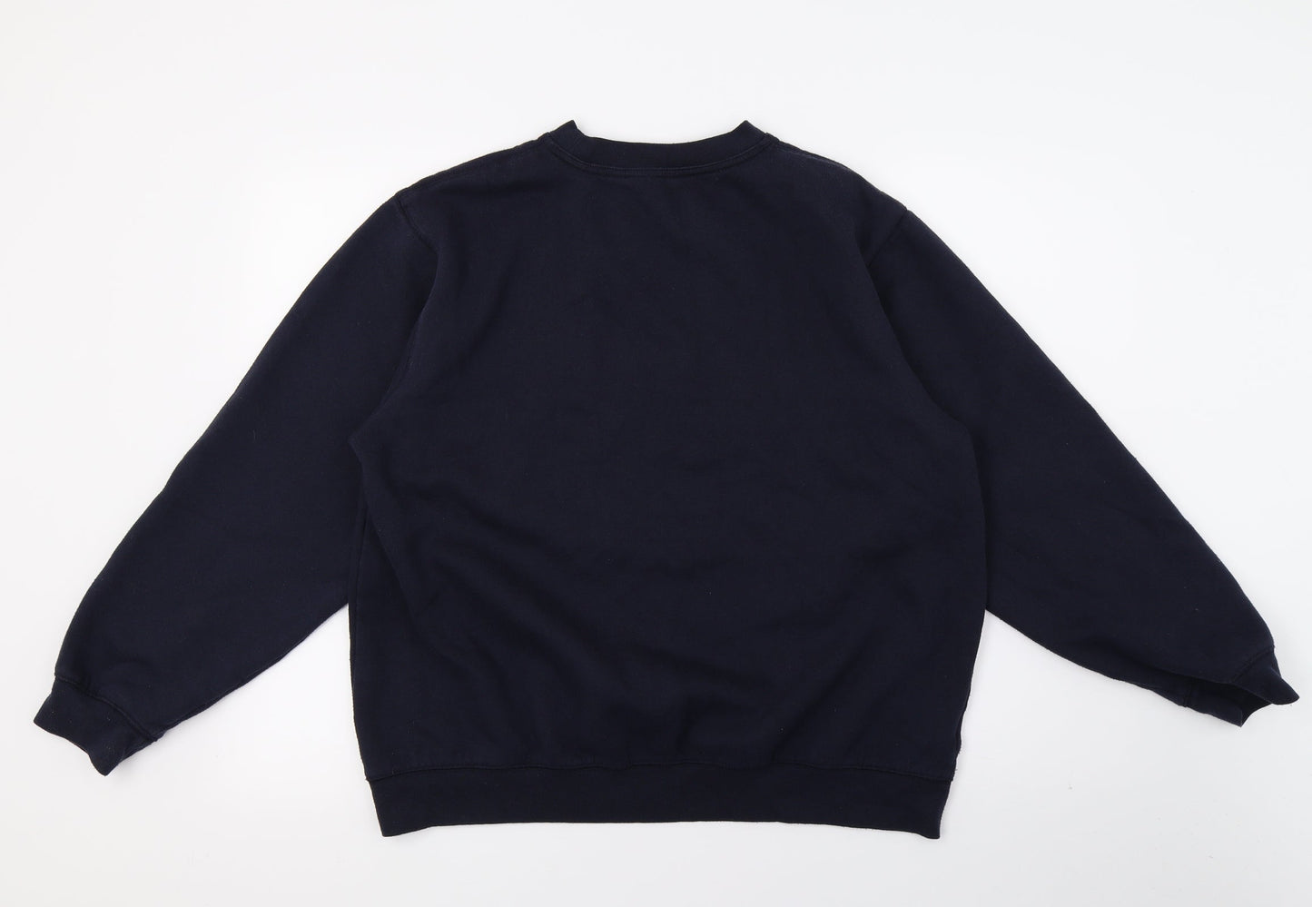 Mens UK Size L Easy Blue Pullover Sweatshirt