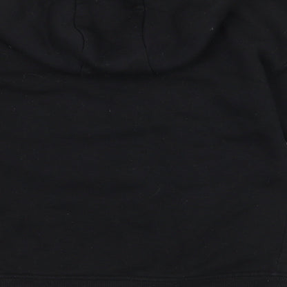 Primark Girls Black  Jersey Pullover Hoodie Size 9-10 Years  - Boston