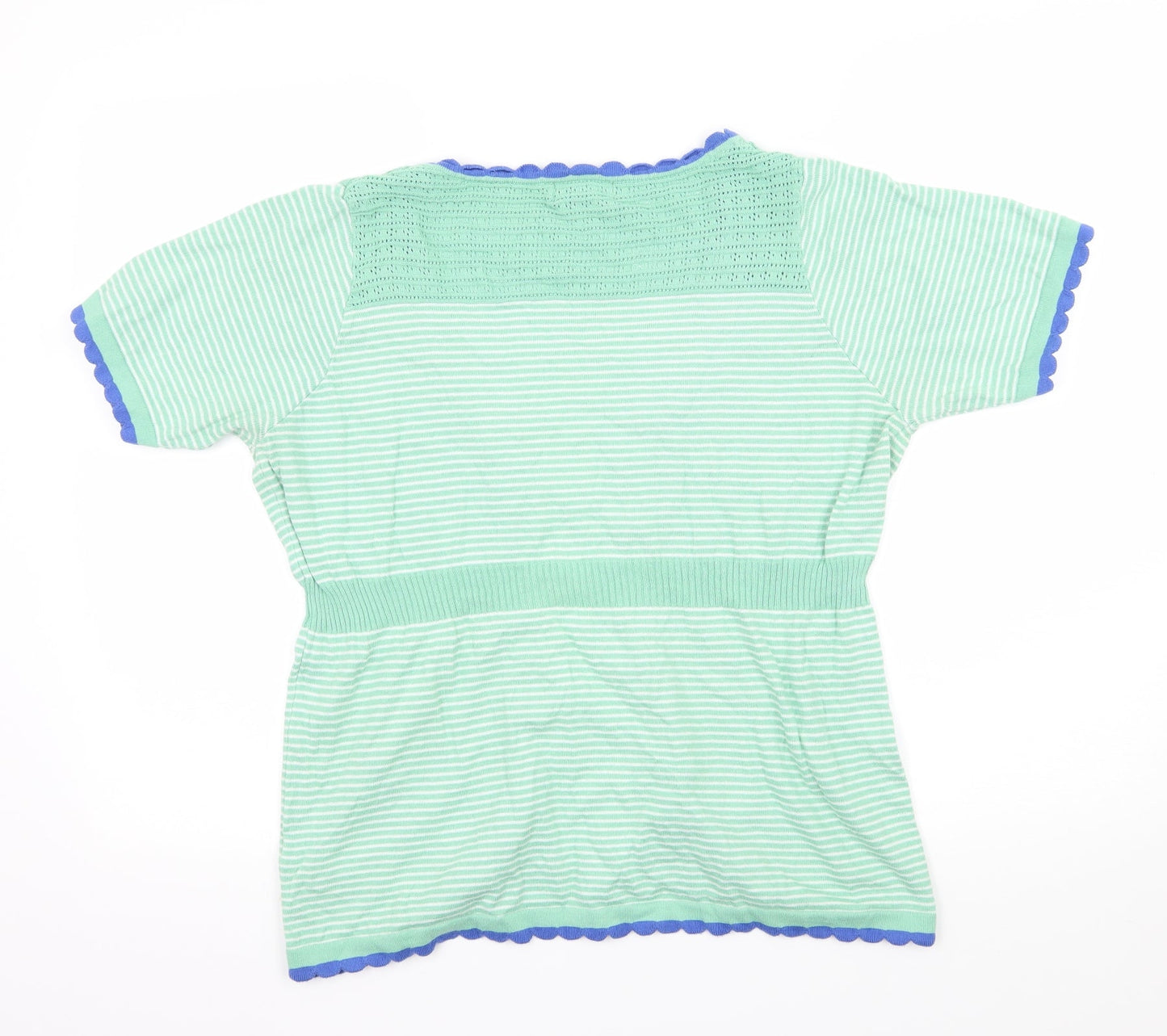 Womens UK Size 16 Per Una Green Basic Blouse