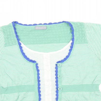 Womens UK Size 16 Per Una Green Basic Blouse