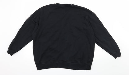 Womens UK Size 18 ASOS Black Pullover Sweatshirt