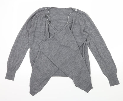 George Womens Grey  Knit Cardigan Jumper Size 14