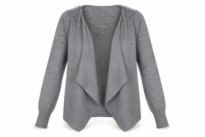 George Womens Grey  Knit Cardigan Jumper Size 14